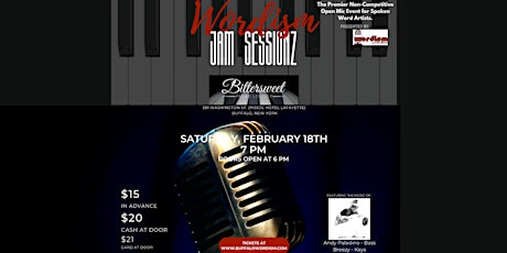 WORDISM Jam Sessionz  - Open Mic with Live Music