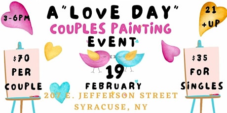 A "Love Day" Couples Painting Event!