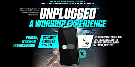 UNPLUGGED WORSHIP EXPERIENCE