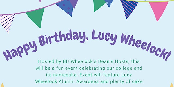 Lucy Wheelock Birthday Party