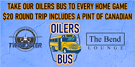 Oilers Bus & Beer Round Trip To Rogers Place (Oilers Vs Rangers)