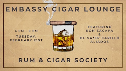 Embassy Cigar Lounge Rum & Cigar Night