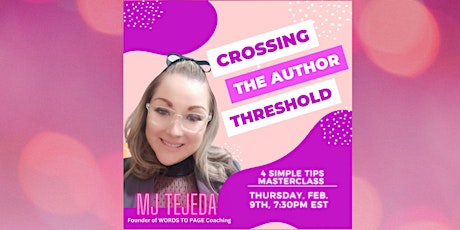 4 Simple Tips To Cross The Author Threshold Masterclass