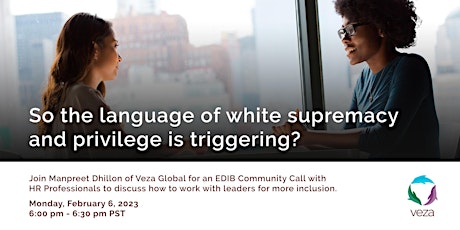 Hauptbild für So the language of white supremacy and privilege is triggering?