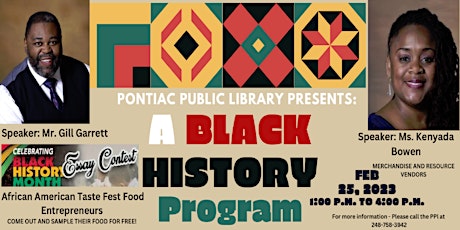 A Black History Program
