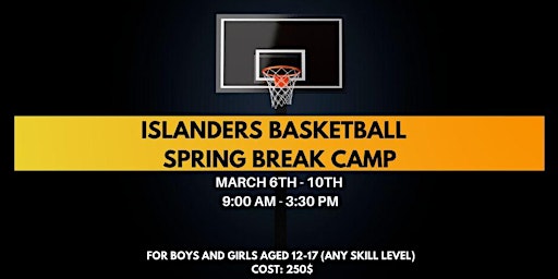 Islanders Spring Break basketball Camp