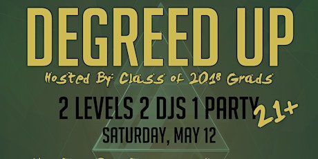 Degreed Up UNCC 21+ GRAD PARTY 2018 primary image
