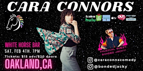 Cara Connors Stand Up Comedy Show: Live at White Horse in Oakland, CA!