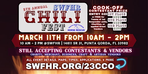 5th Annual SWFHR Chili Fest