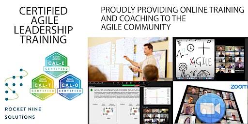 Scott Dunn|Online|Agile Leadership Training|CAL-ETO | Jan 9th-11th primary image
