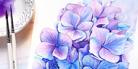 Watercolour Masterclass - Hortensia primary image