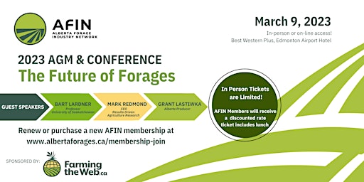 AFIN AGM & Conference:  The Future of Forages