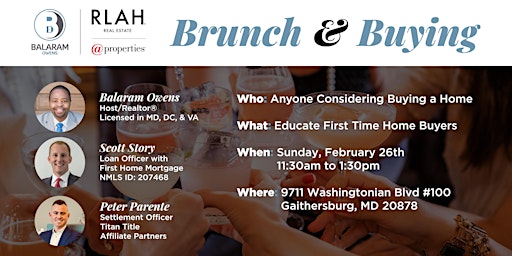Brunch and Buying: First Time Home Buyer's Workshop