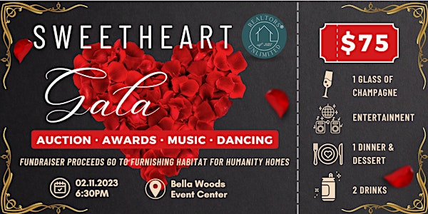 Sweetheart Gala Presented by REALTORS® Unlimited