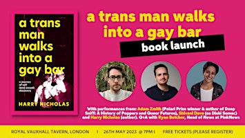 A Trans Man Walks into a Gay Bar: Book Launch
