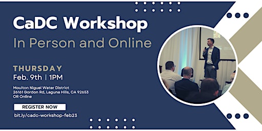 CaDC February Workshop (In person)
