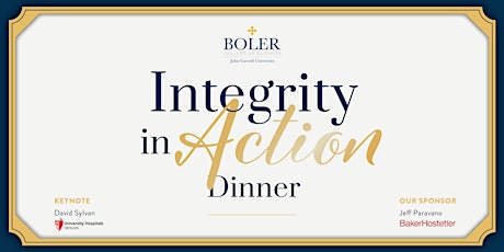 Integrity in Action Dinner
