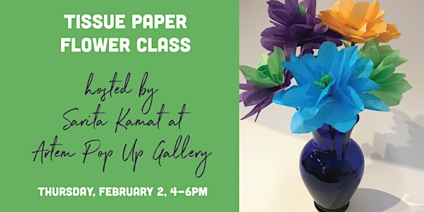Tissue Paper Flowers Workshop