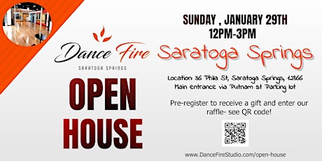 OPEN HOUSE Dance Fire Studio Saratoga Springs