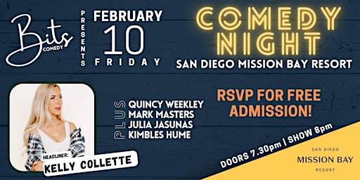 A Complimentary Comedy Night with Kelly Collette