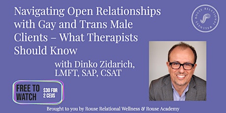 Navigating Open Relationships with Gay and Trans Male Clients
