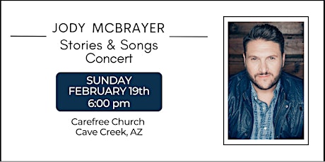 Jody McBrayer - Stories & Songs Concert