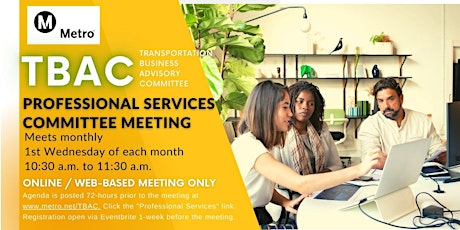 TBAC Professional Services Committee Meeting - WEB/ONLINE MEETING ONLY