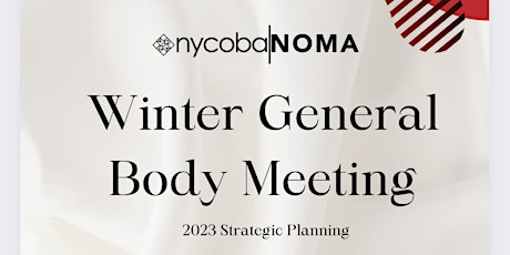 Winter General Body Meeting