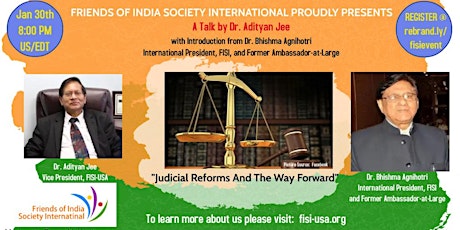 TALK:"Judicial Reforms And The Way Forward"