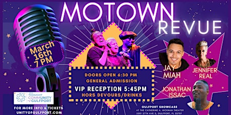 Motown Revue, LIVE Gulfport CommUNITY Showcase