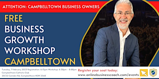 Free Business Growth Workshop - Campbelltown (local time)
