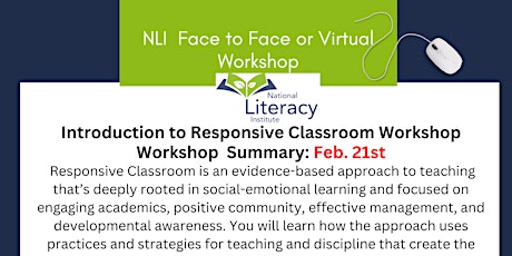 Introduction to Responsive Classroom Workshop primary image