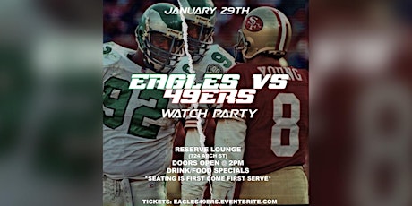 Eagles vs 49ers Watch Party