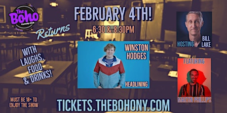 The Boho Comedy Club Welcomes Martin Phillips & Winston Hodges