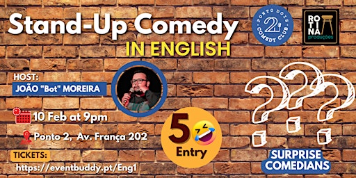 Ponto 2 Stand-Up Comedy IN ENGLISH 10/feb