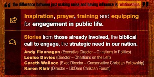 Christians in Politics - THE INFLUENCE TOUR