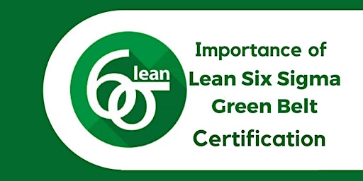 Primaire afbeelding van Lean Six Sigma Green Belt Certification Training in Albany, NY