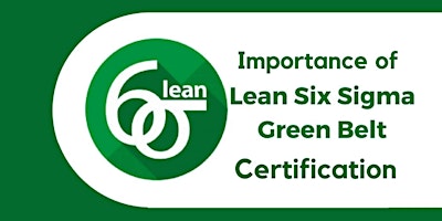 Lean Six Sigma Green Belt Certification Training in Anniston, AL primary image