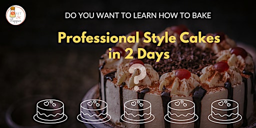 Professional cake baking workshop