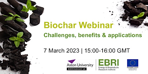 Biochar Webinar - Challenges, benefits and applications.