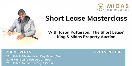 Short Lease Masterclass with Jason Patterson, The Short Lease King (SLK)