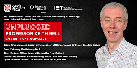Professor Keith Bell Unplugged - STUDENT ONLY