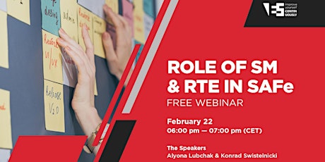 Free webinar "Free webinar "Role of SM and RTE in SAFe" primary image