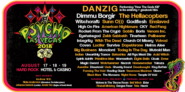 Psycho Las Vegas 2018