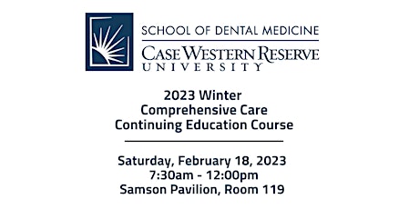 2023 Winter Comprehensive Care Continuing Education Course primary image