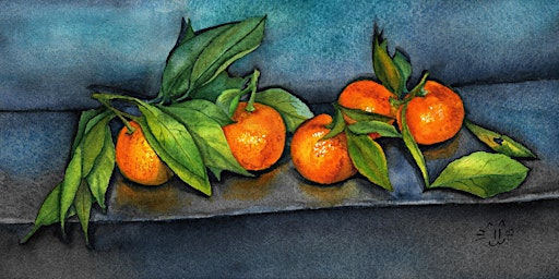 Painting still-life from nature.