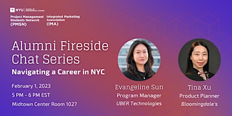 NYU SPS Alumni Fireside Chat Series ǀ Navigating a Career in NYC