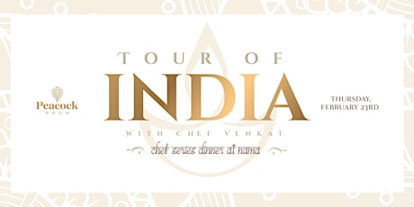 Tour of India with Chef Venkat