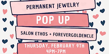 Forevergoldencle Permanent Jewelry Pop Up With Salon Ethos