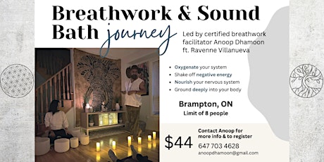 Breathwork and Sound Healing Journey
